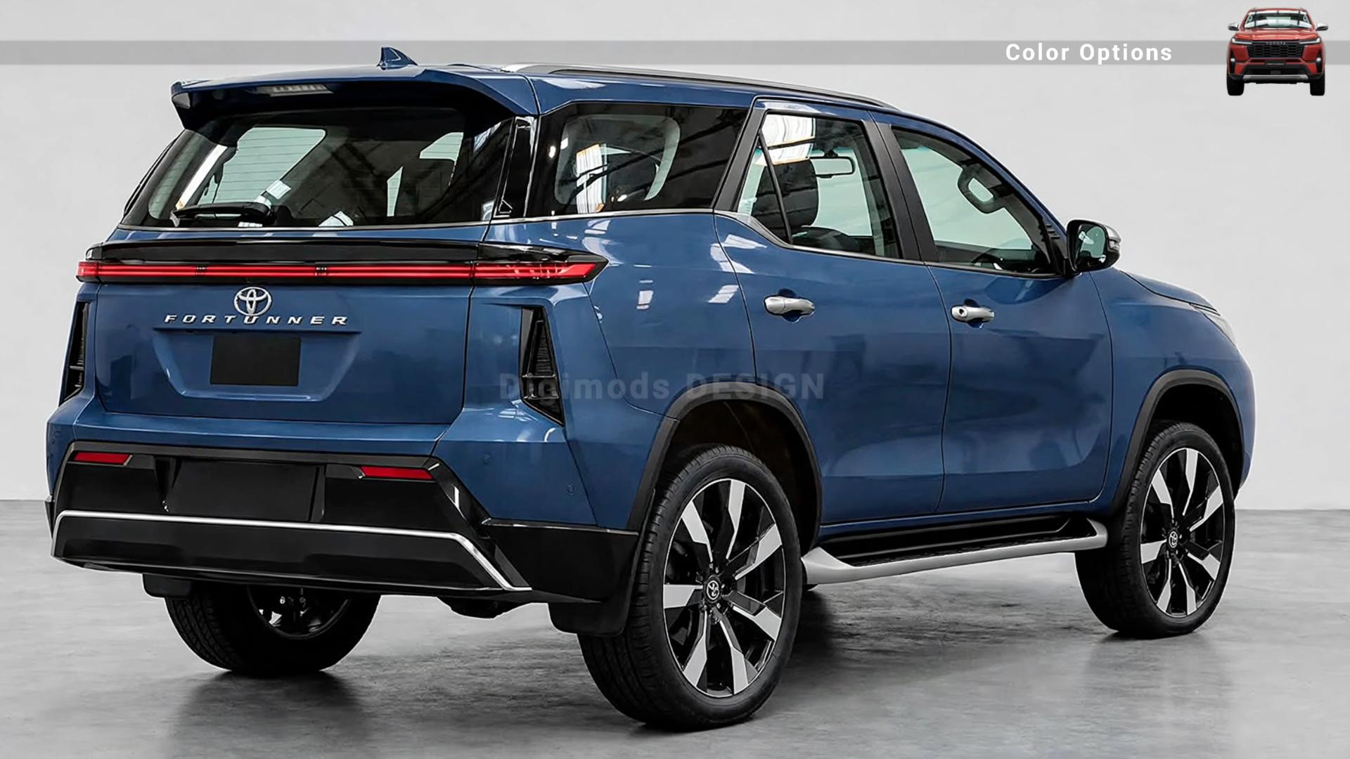 Новый Toyota Fortuner может получить брутальный вид и сохранить дизельный мотор 2 Новый Toyota Fortuner может получить брутальный вид и сохранить дизельный мотор